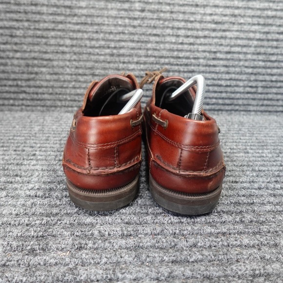 Bass Shoes Mens 12 W Brown Harry Leather Casual Lace Up Loafer main image 4